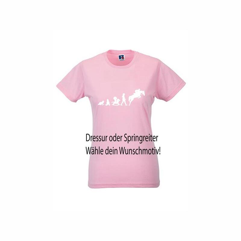 T-Shirt in Candypink Evolution Reiter