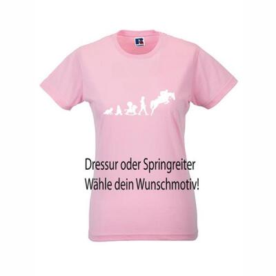 T-Shirt in Candypink Evolution Reiter