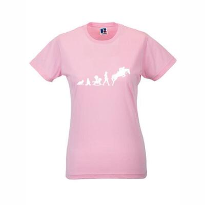 T-Shirt in Candypink Evolution Springreiter in L