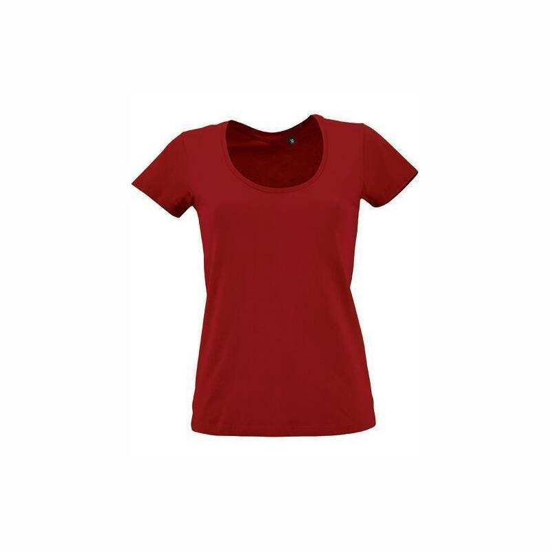 Shirt Ladies Round-Neck in TangoRed Damen XL