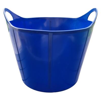 Flexibler Futtereimer Flexischale - 28 Liter in Blau