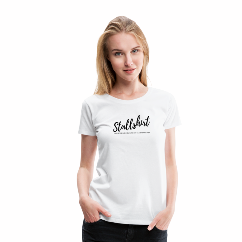 Frauen Premium T-Shirt - weiß (M)