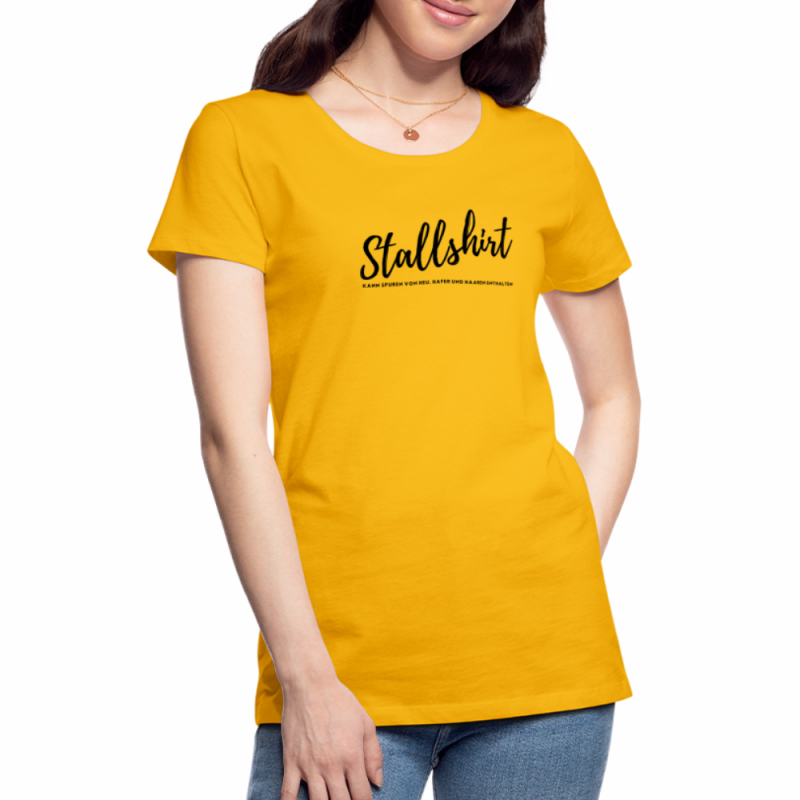 Frauen Premium T-Shirt - Sonnengelb (XL)